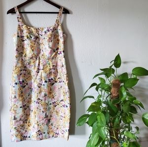 ANTHROPOLOGIE  Leifsdottir Aurelian Brocade dress